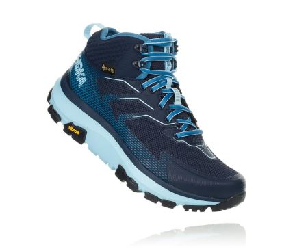 Hoka One One Toa GORE-TEX Dama - Bocanci Munte Negrii / Turcoaz Deschis | RO-0emByZ5